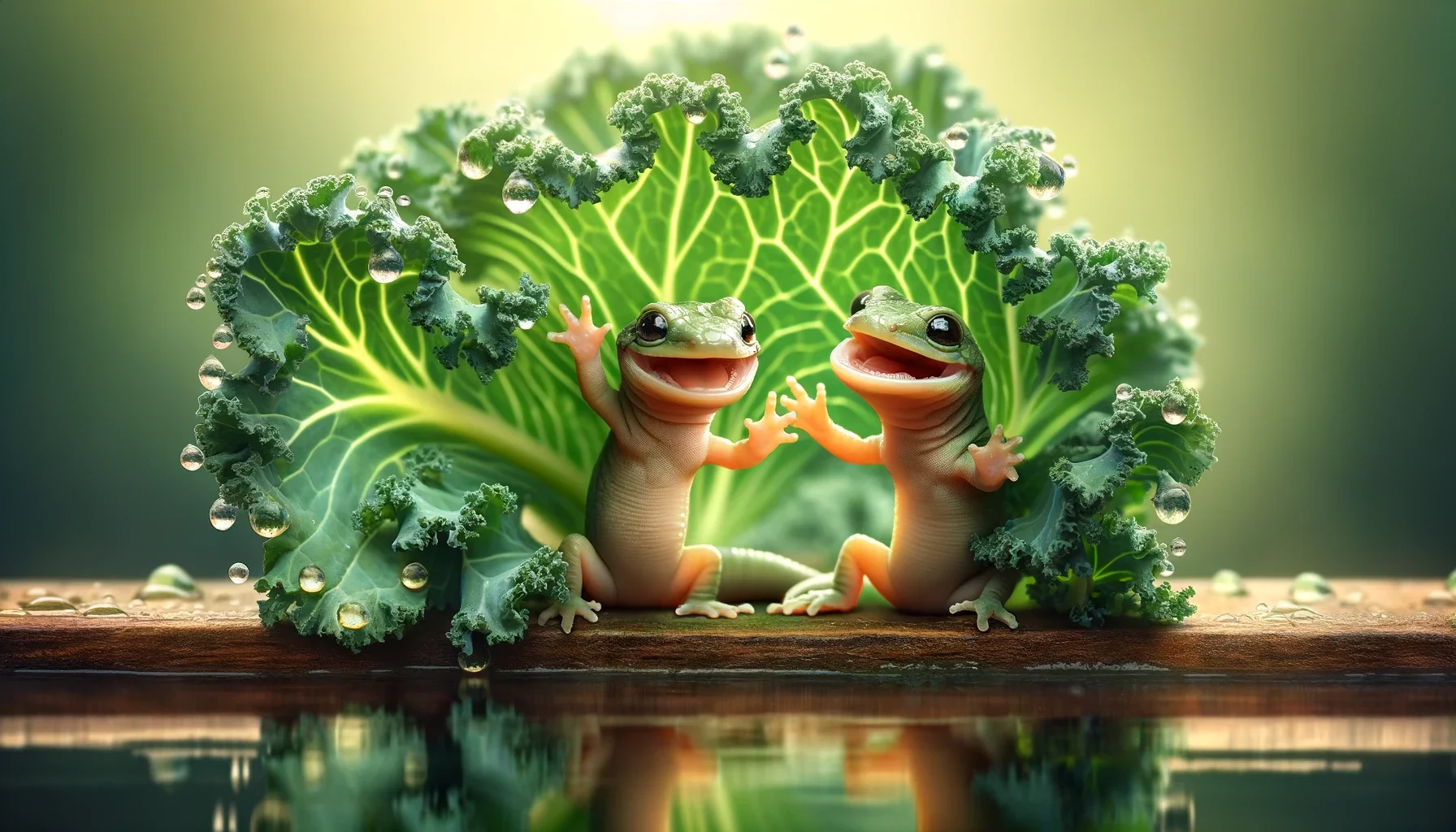 Warm and whimsical digital art composition with soft colors